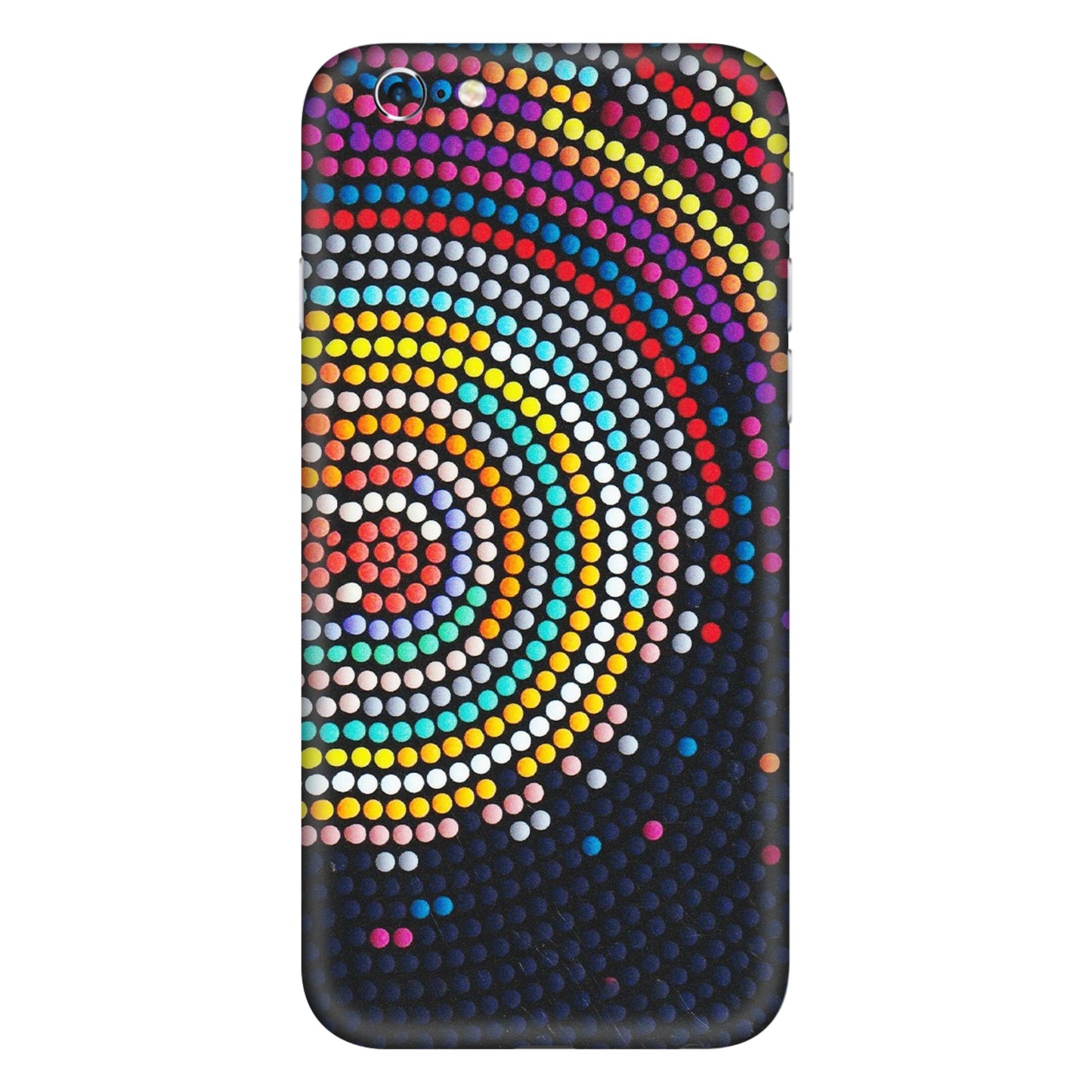 Apple iPhone Skins (All Models) - Rainbow Dot Mandala - Matte Finish (M-97) iPhone 6 Plus