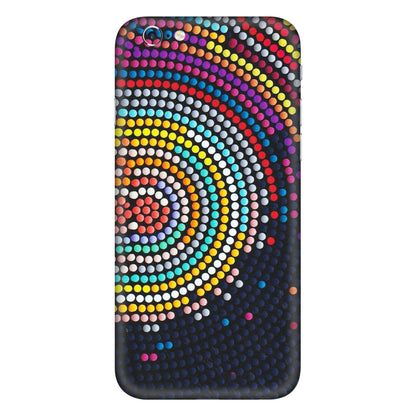 Apple iPhone Skins (All Models) - Rainbow Dot Mandala - Matte Finish (M-97) iPhone 6 Plus