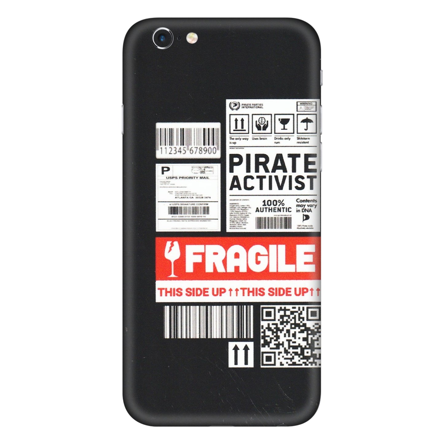 Apple iPhone Skins (All Models) - Handle With Care - Matte Finish (M-99) iPhone 6 Plus