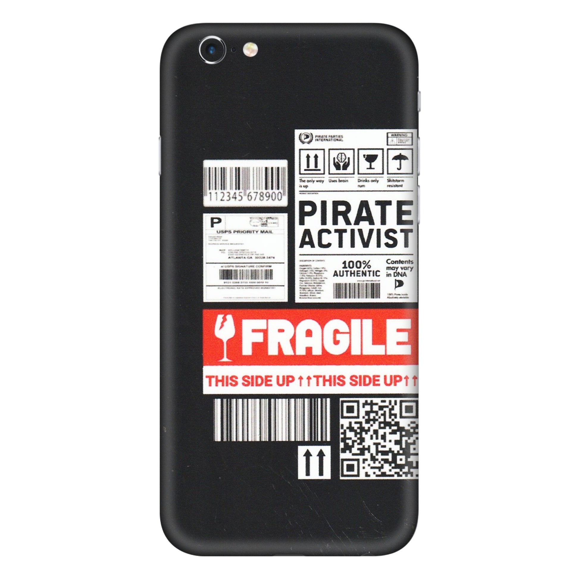 Apple iPhone Skins (All Models) - Handle With Care - Matte Finish (M-99) iPhone 6 Plus