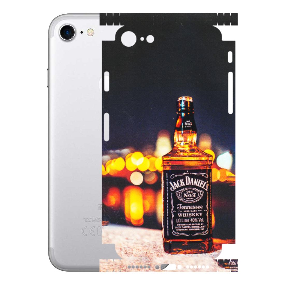 Apple iPhone Skins (All Models) - JD Whiskey Bottle - 3D Embossed Finish (L-20) iPhone 7