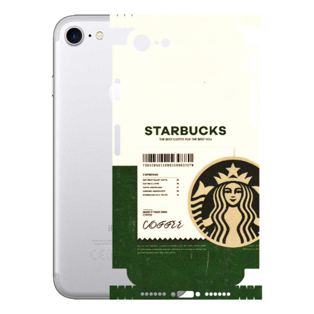 Apple iPhone Skins (All Models) - Starbucks Barcode - 3D Embossed Finish (L-308) iPhone 7