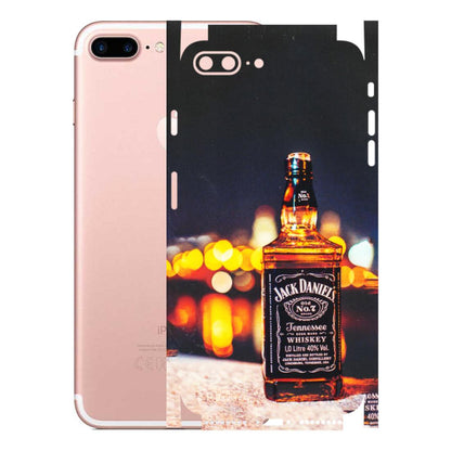 Apple iPhone Skins (All Models) - JD Whiskey Bottle - 3D Embossed Finish (L-20) iPhone 7 Plus
