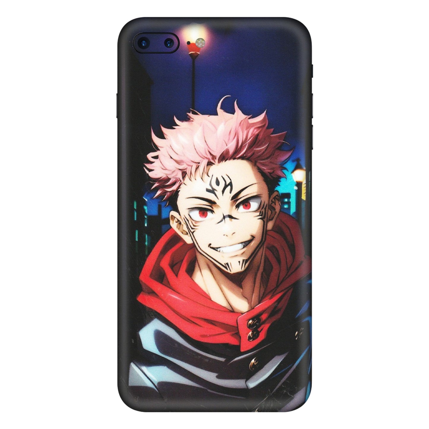 Apple iPhone Skins (All Models) - Yuji Itadori Funny Face Anime - Matte Finish (M-152) iPhone 7 Plus