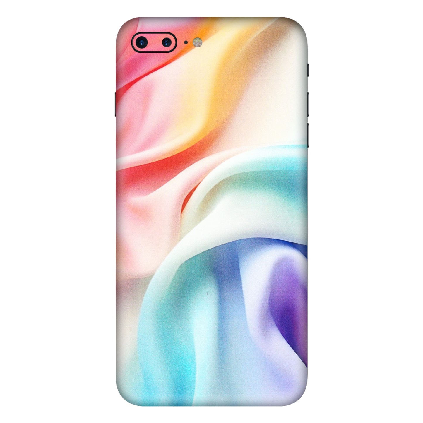 Apple iPhone Skins (All Models) - Colourful Silk Cloth - Matte Finish (M-165) iPhone 7 Plus