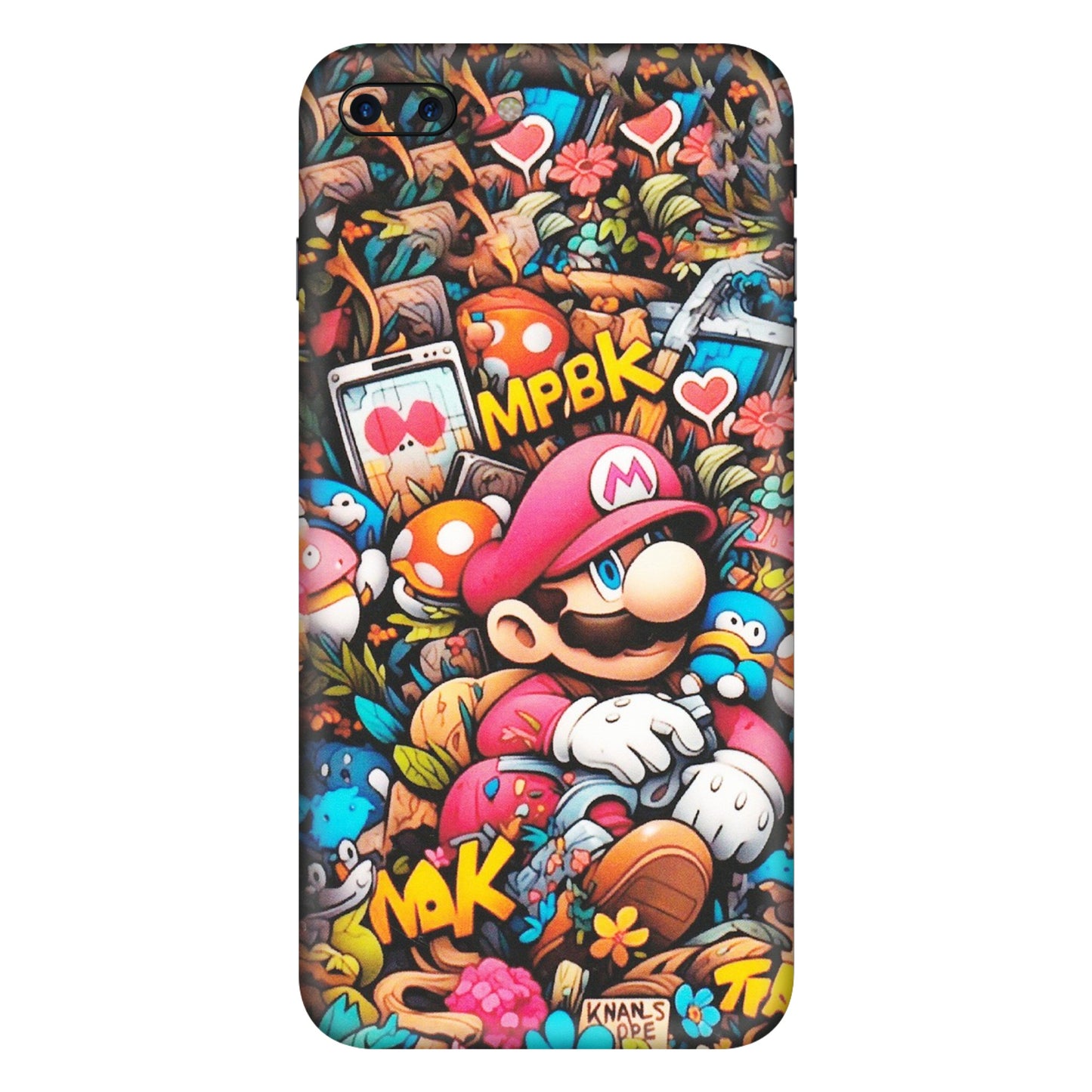 Apple iPhone Skins (All Models) - Super Mario Bros Artistic - Matte Finish (M-173) iPhone 7 Plus