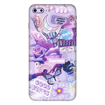 Apple iPhone Skins (All Models) - Supreme Purple Magic - Matte Finish (M-88) iPhone 7 Plus