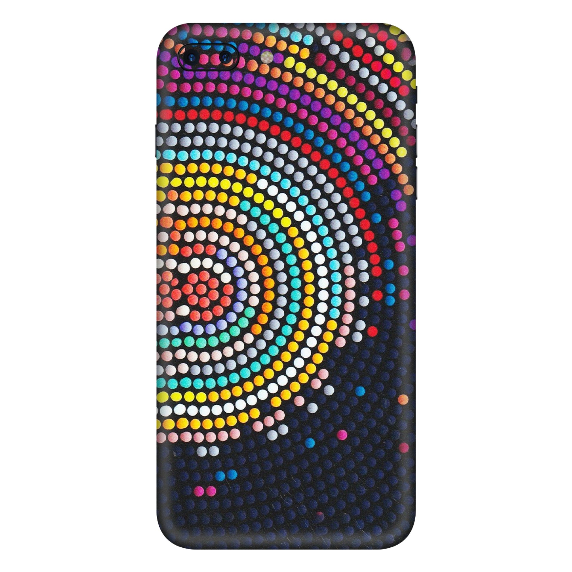 Apple iPhone Skins (All Models) - Rainbow Dot Mandala - Matte Finish (M-97) iPhone 7 Plus
