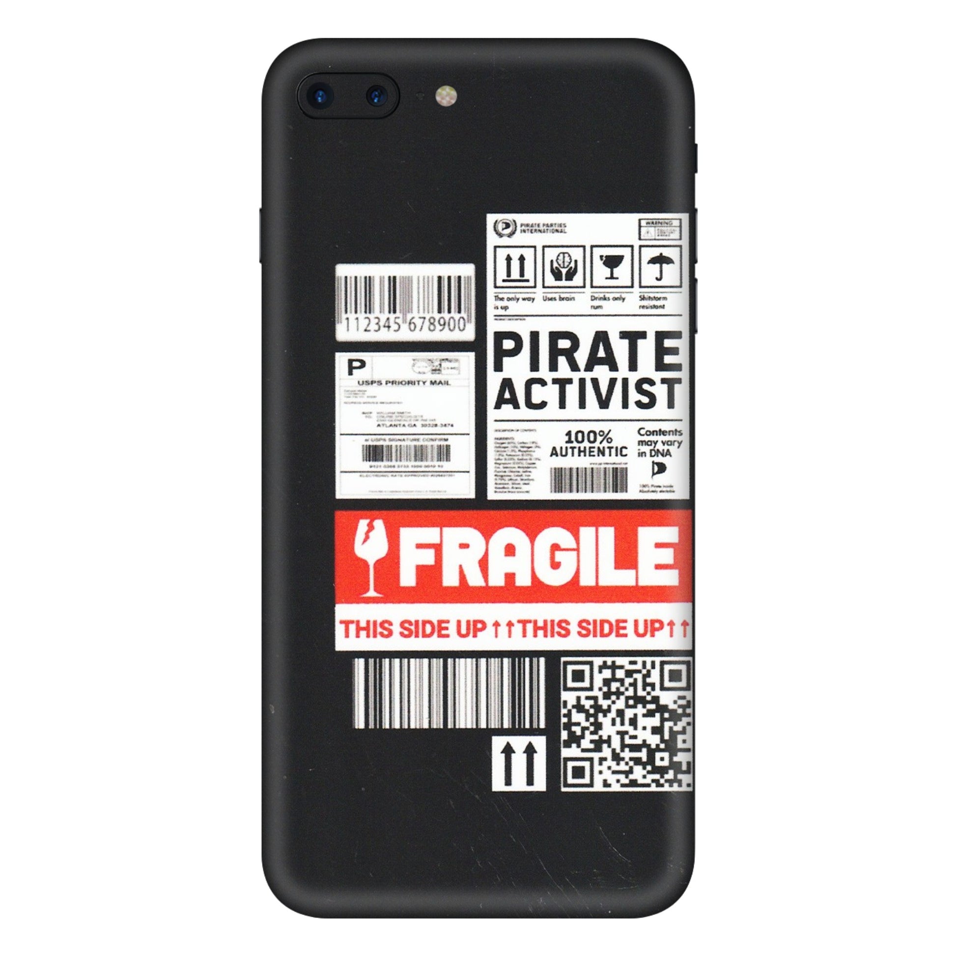 Apple iPhone Skins (All Models) - Handle With Care - Matte Finish (M-99) iPhone 7 Plus