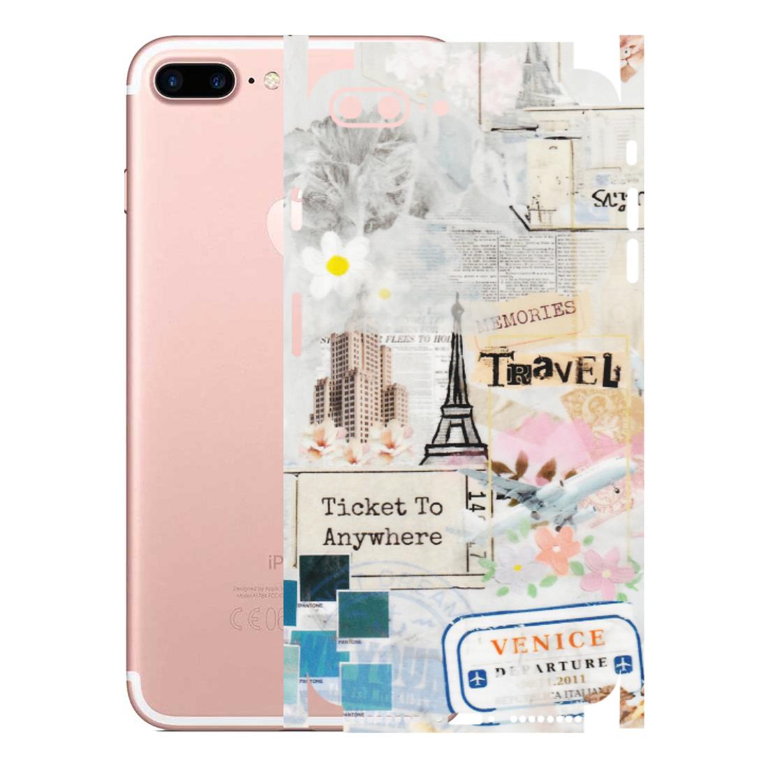 Apple iPhone Skins (All Models) - Travel Memories - Transparent Finish (T-09) iPhone 7 Plus