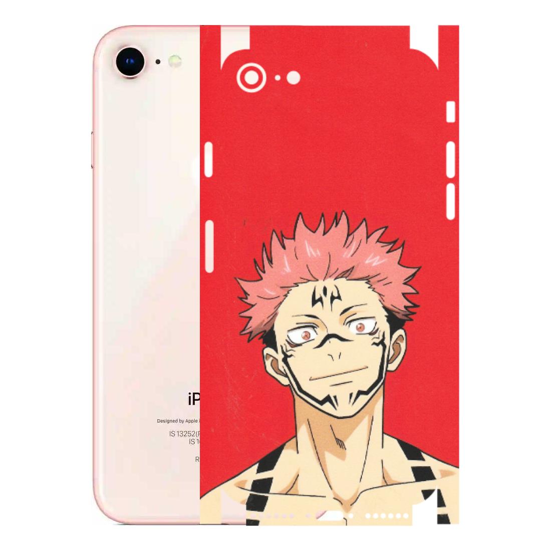 Apple iPhone Skins (All Models) - Ryomen Sukuna Fun Anime - Matte Finish (M-153) iPhone 8