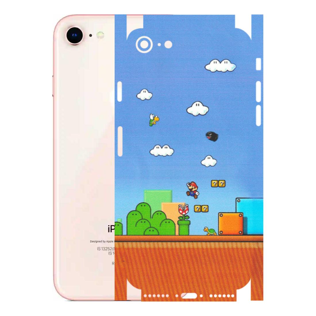 Apple iPhone Skins (All Models) - Mario Game Scene - Matte Finish (M-24) iPhone 8