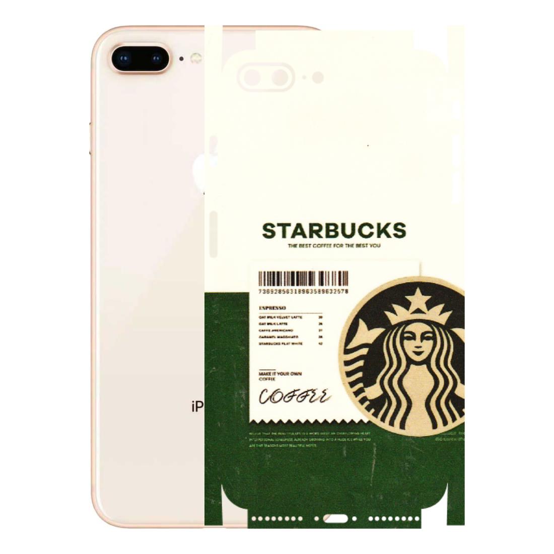 Apple iPhone Skins (All Models) - Starbucks Barcode - 3D Embossed Finish (L-308) iPhone 8 Plus