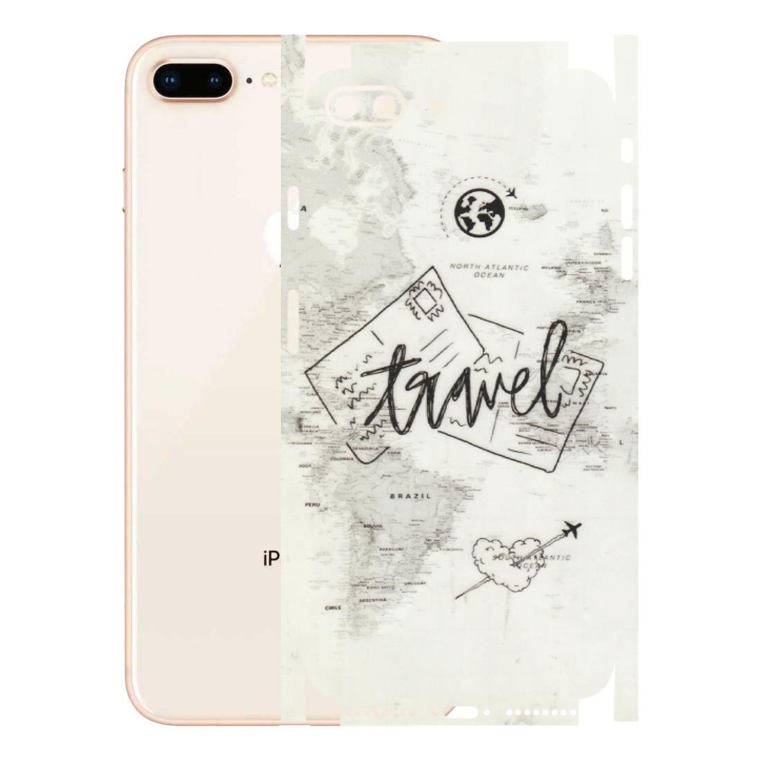 Apple iPhone Skins (All Models) - Travel Ticket - Transparent Finish (T-06) iPhone 8 Plus