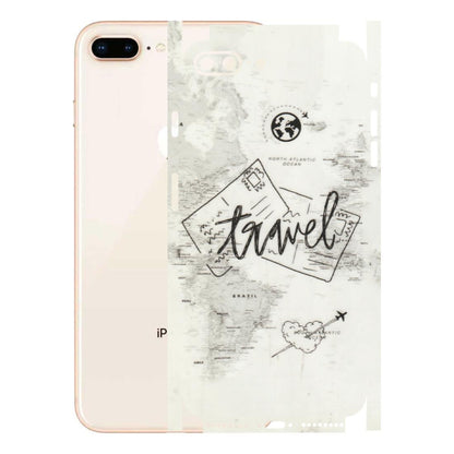 Apple iPhone Skins (All Models) - Travel Ticket - Transparent Finish (T-06) iPhone 8 Plus