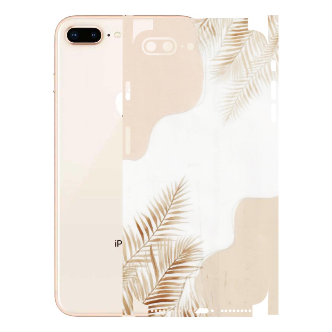Apple iPhone Skins (All Models) - Gold Petals Abstract - Transparent Finish (T-08) iPhone 8 Plus