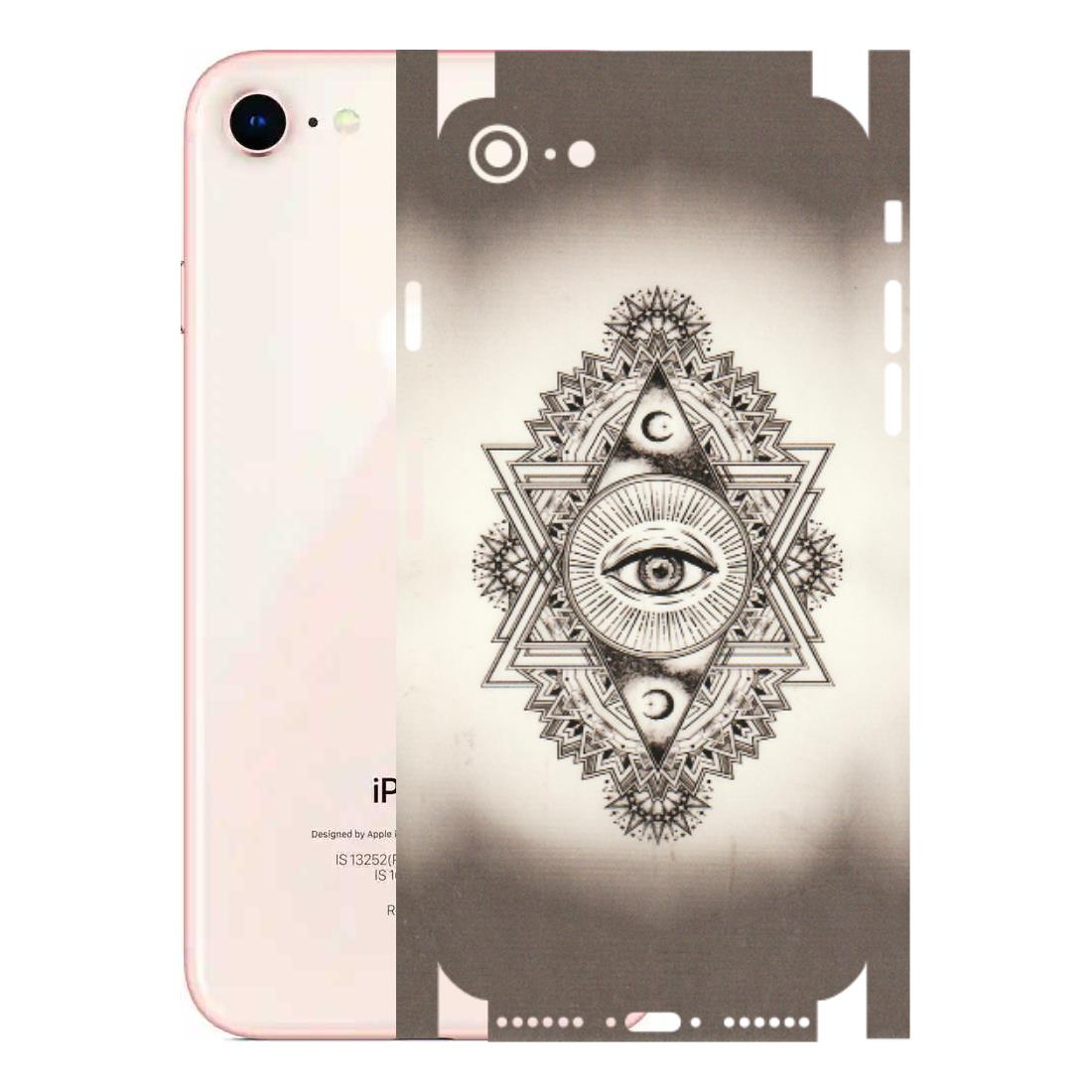 Apple iPhone Skins (All Models) - Illuminati Great Eye - Transparent Finish (T-14) iPhone 8