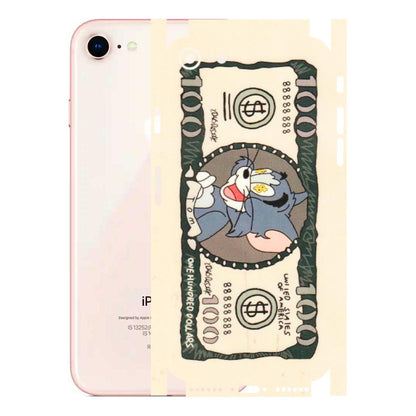 Apple iPhone Skins (All Models) - One Hundred Dollar Tom - Transparent Finish (T-16) iPhone 8