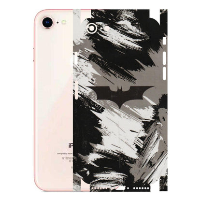 Apple iPhone Skins (All Models) - Batman Fleece DC - Transparent Finish (T-19) iPhone 8