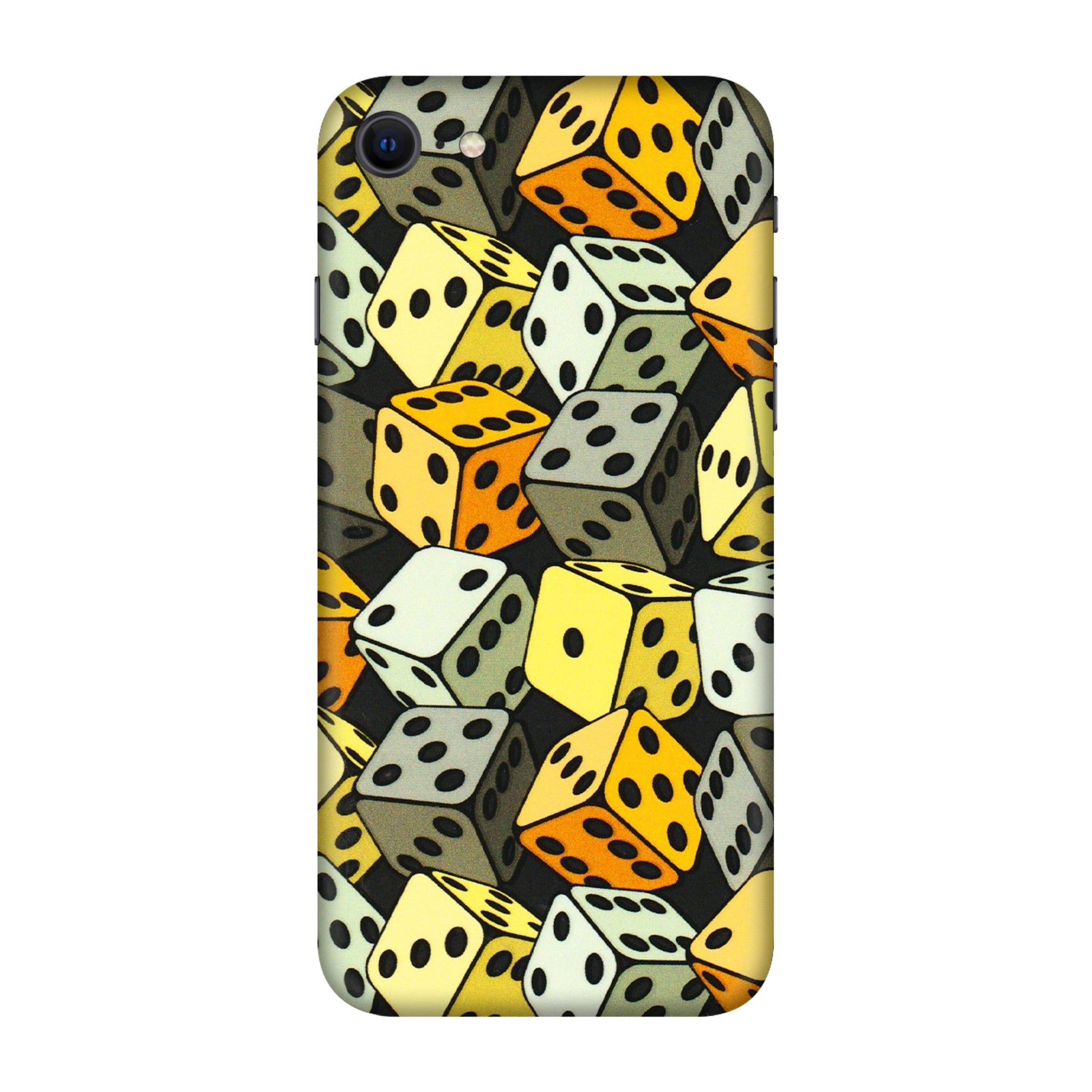 Apple iPhone Skins (All Models) - Dices Of Life - 3D Embossed Finish (L-04) iPhone SE