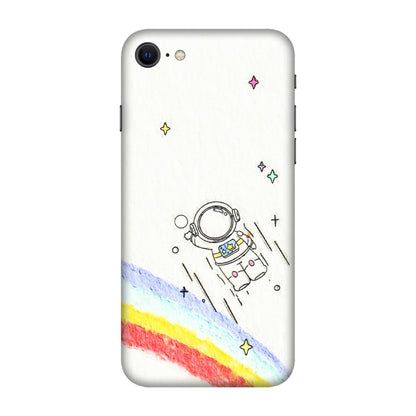 Apple iPhone Skins (All Models) - Milkyway Astronaut - 3D Embossed Finish (L-110) iPhone SE