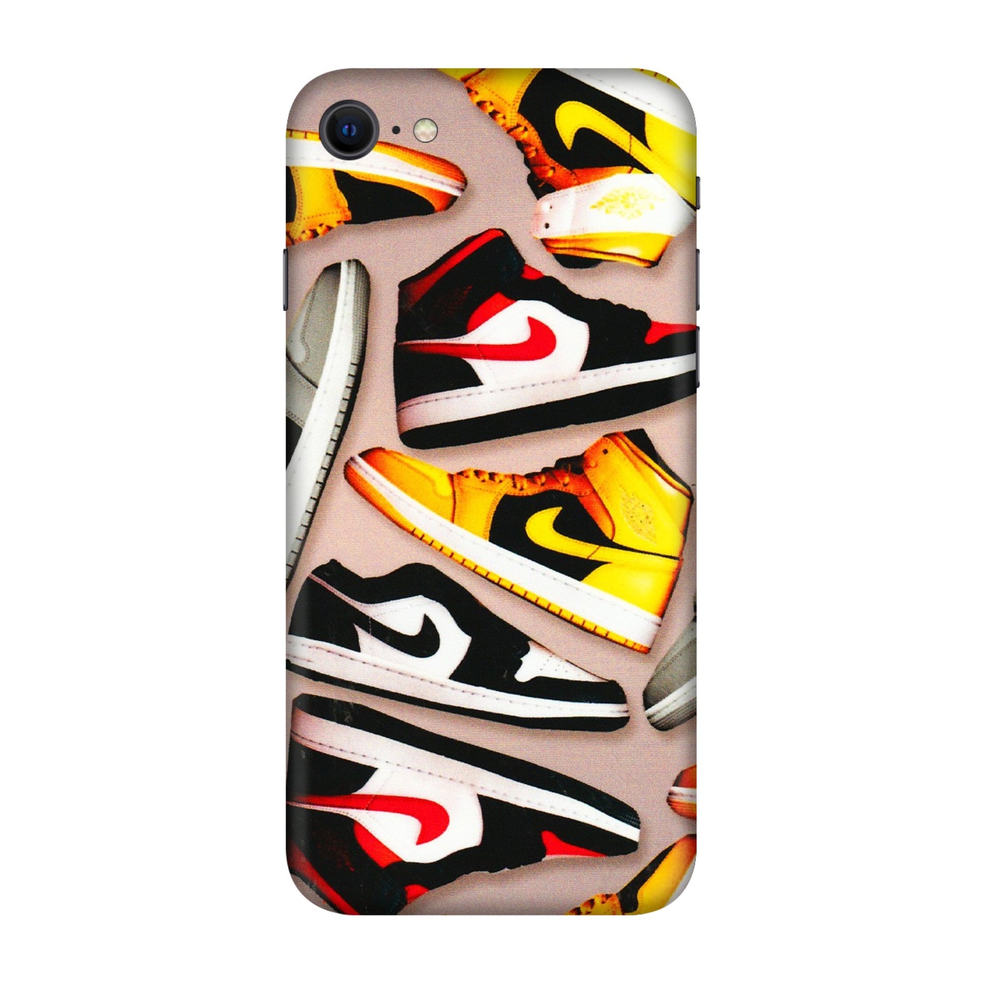Apple iPhone Skins (All Models) - Sneaker Lover - 3D Embossed Finish (L-135) iPhone SE
