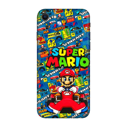 Apple iPhone Skins (All Models) - Super Mario Kart - 3D Embossed Finish (L-140) iPhone SE