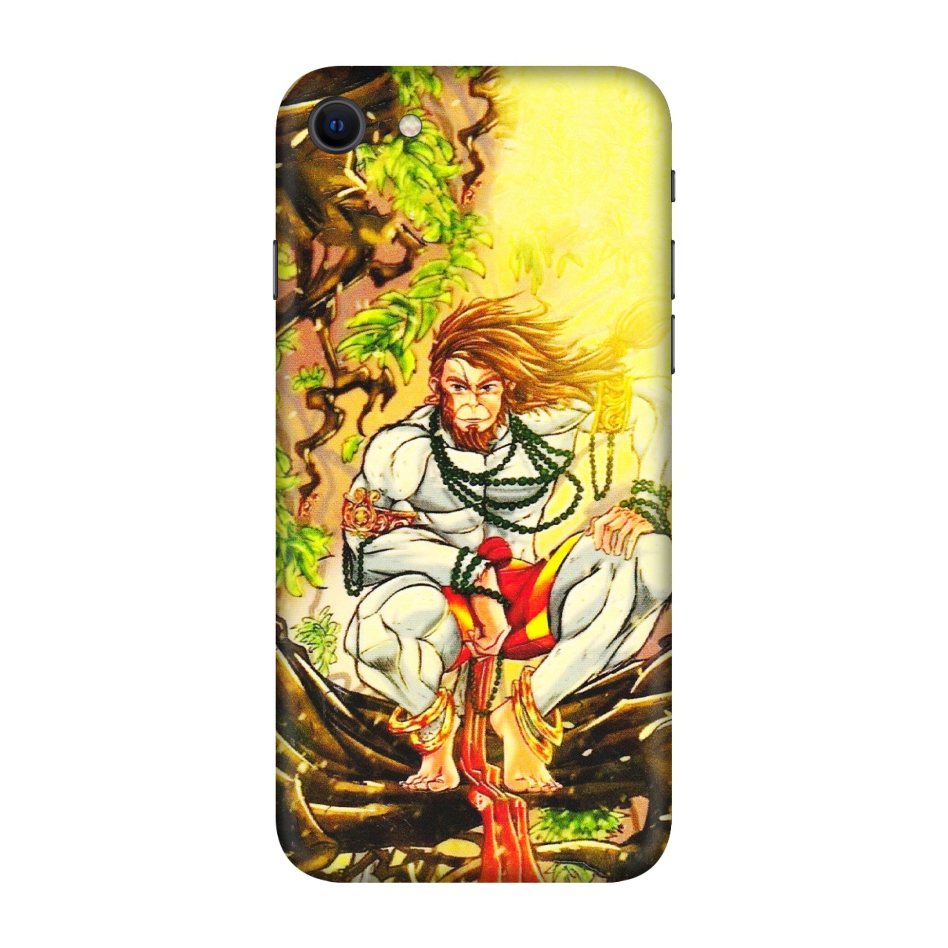 Apple iPhone Skins (All Models) - Lord Hanuman - 3D Embossed Finish (L-152) iPhone SE
