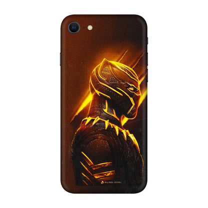 Apple iPhone Skins (All Models) - Gold Black Panther - 3D Embossed Finish (L-181) iPhone SE