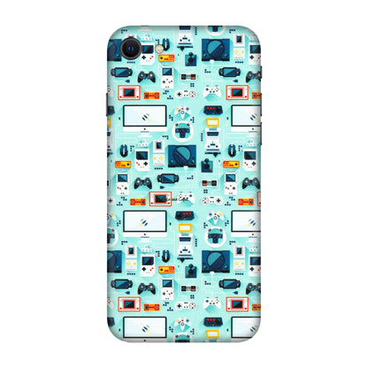 Apple iPhone Skins (All Models) - Gadgets Doodle - 3D Embossed Finish (L-184) iPhone SE