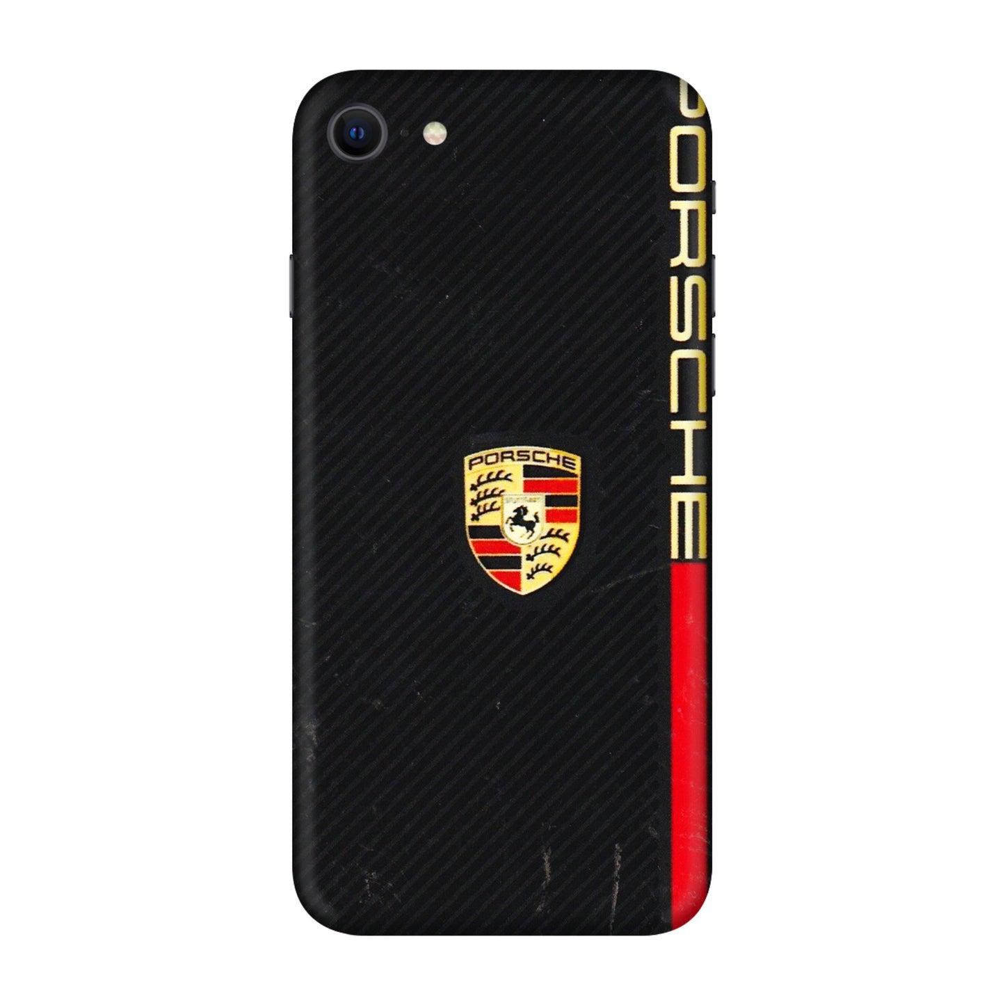 Apple iPhone Skins (All Models) - Premium Porsche - 3D Embossed Finish (L-225) iPhone SE
