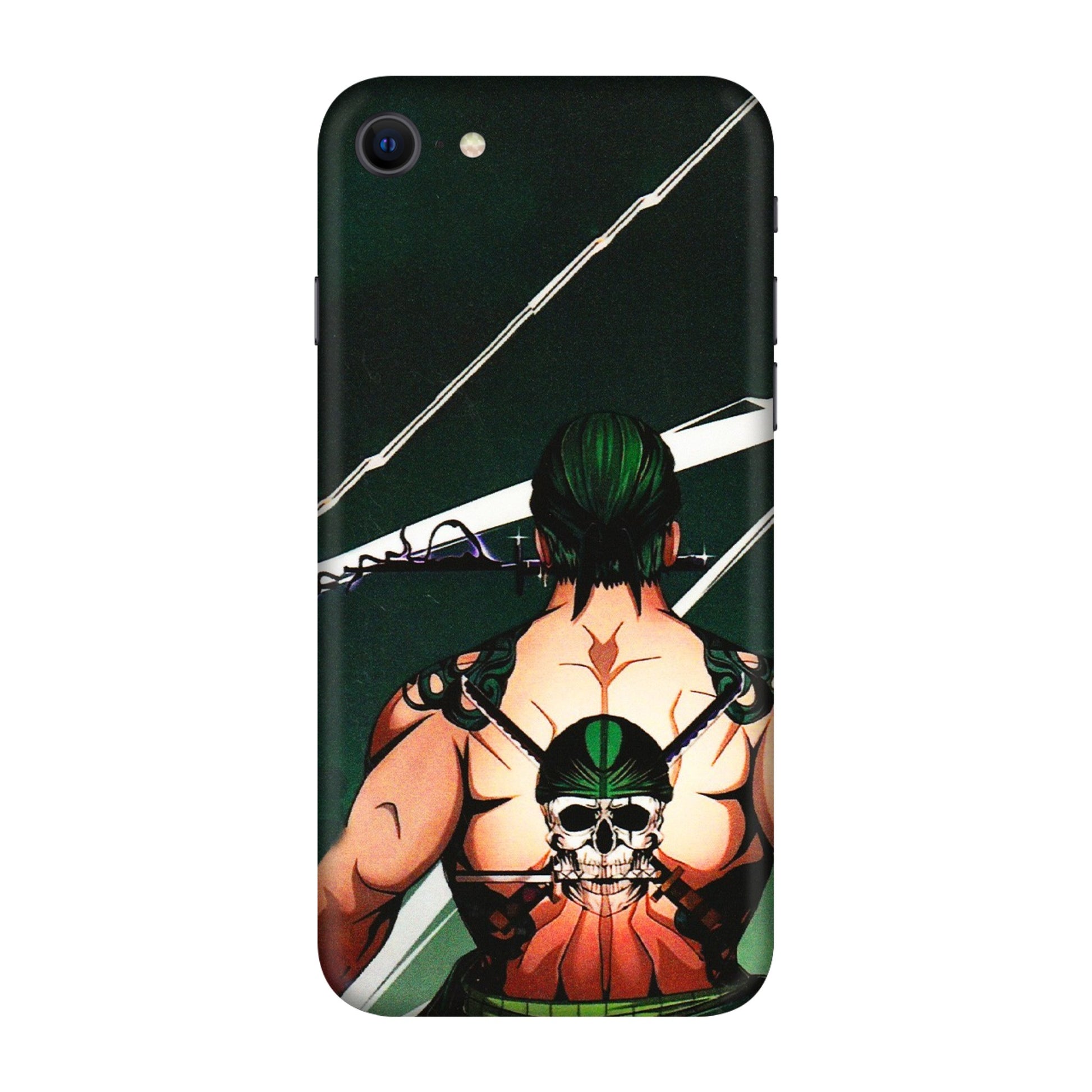 Apple iPhone Skins (All Models) - Zoro Anime - 3D Embossed Finish (L-23) iPhone SE