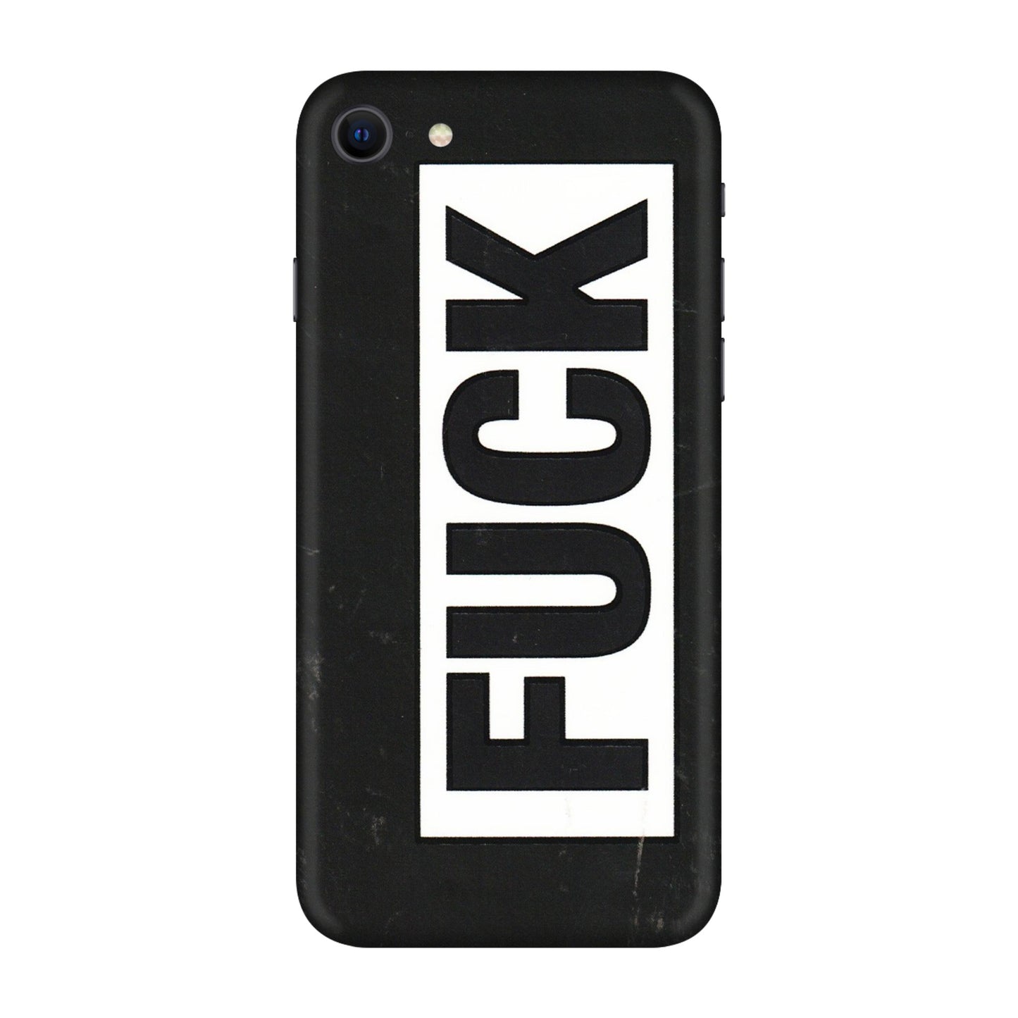 Apple iPhone Skins (All Models) - The F Word - 3D Embossed Finish (L-255) iPhone SE