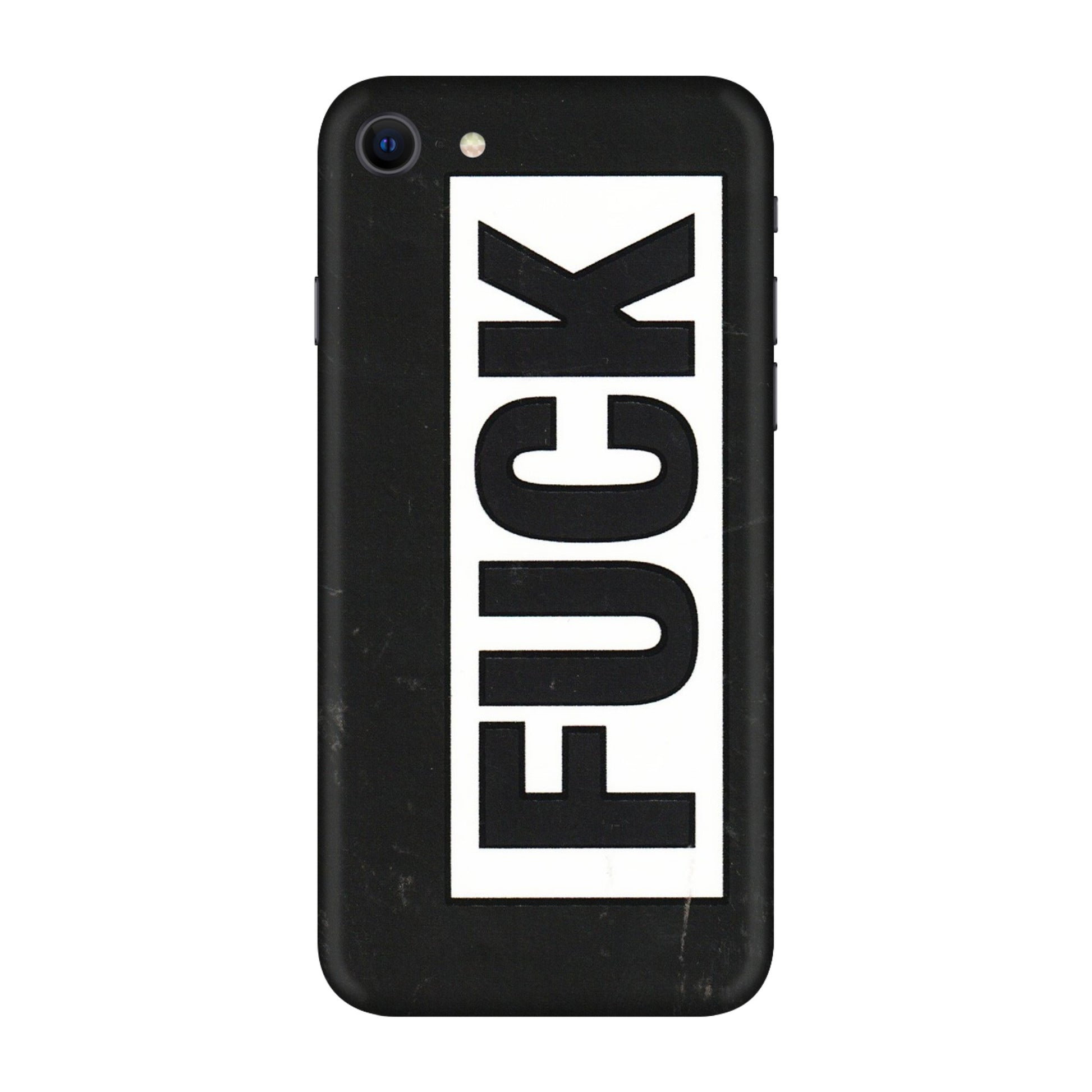 Apple iPhone Skins (All Models) - The F Word - 3D Embossed Finish (L-255) iPhone SE