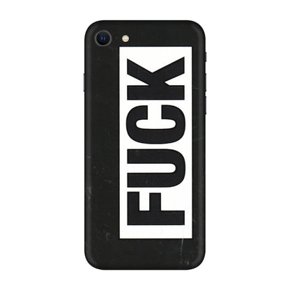 Apple iPhone Skins (All Models) - The F Word - 3D Embossed Finish (L-255) iPhone SE
