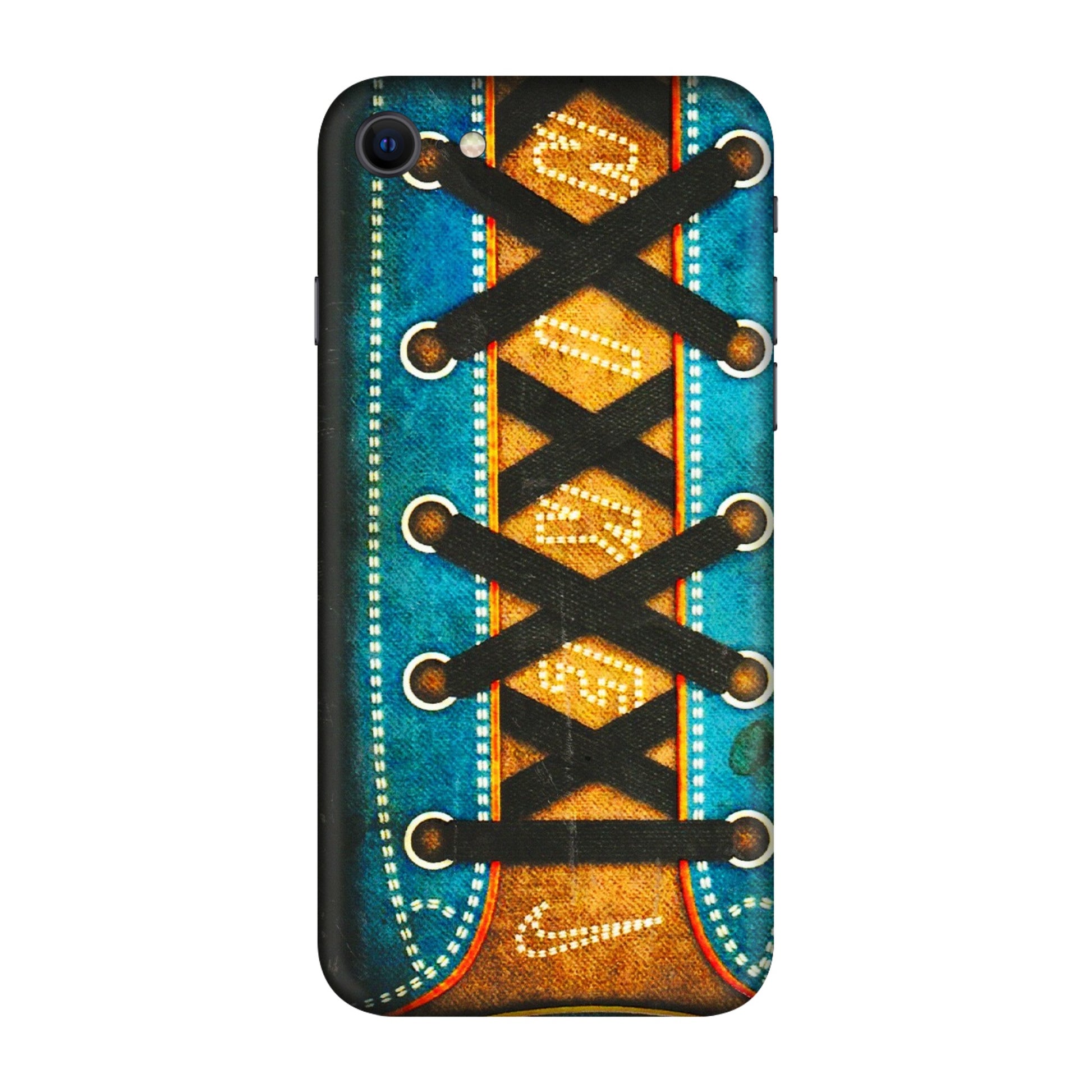 Apple iPhone Skins (All Models) - Sneakers Lover Nike - 3D Embossed Finish (L-262) iPhone SE