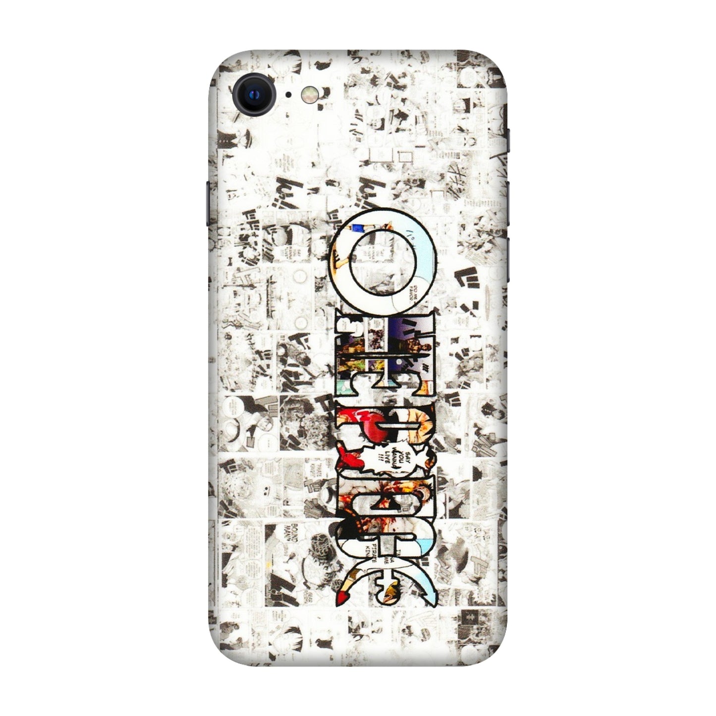 Apple iPhone Skins (All Models) - One Piece Manga - 3D Embossed Finish (L-26) iPhone SE