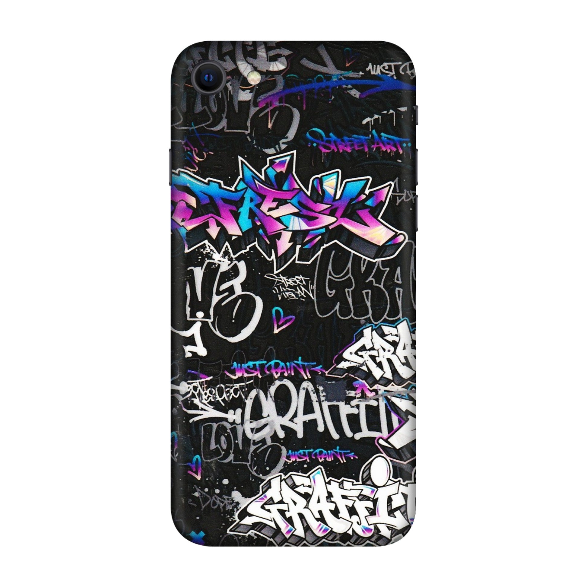 Apple iPhone Skins (All Models) - Graffiti Killer - 3D Embossed Finish (L-274) iPhone SE
