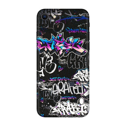 Apple iPhone Skins (All Models) - Graffiti Killer - 3D Embossed Finish (L-274) iPhone SE