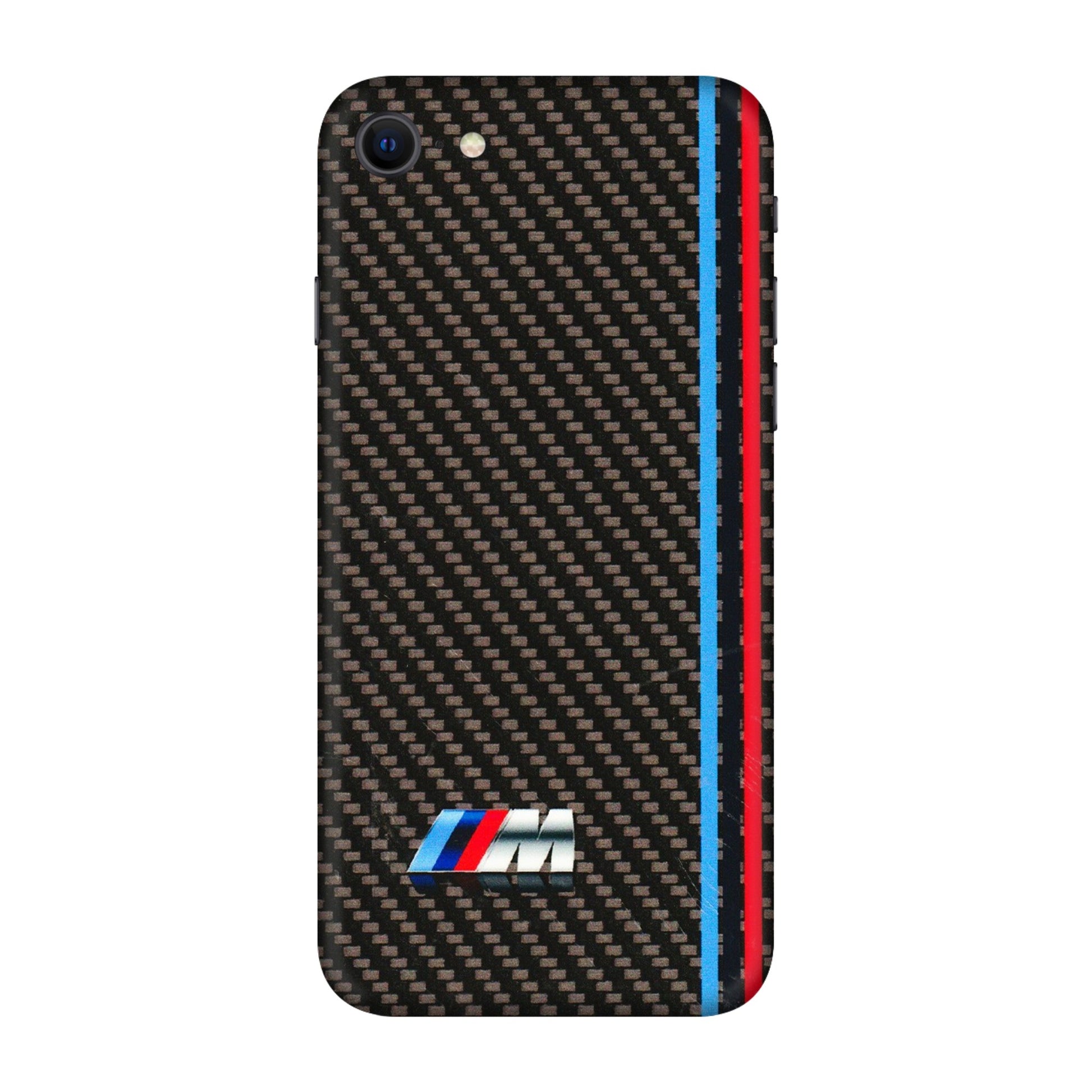 Apple iPhone Skins (All Models) - BM Carbon Fiber Feels - 3D Embossed Finish (L-38) iPhone SE