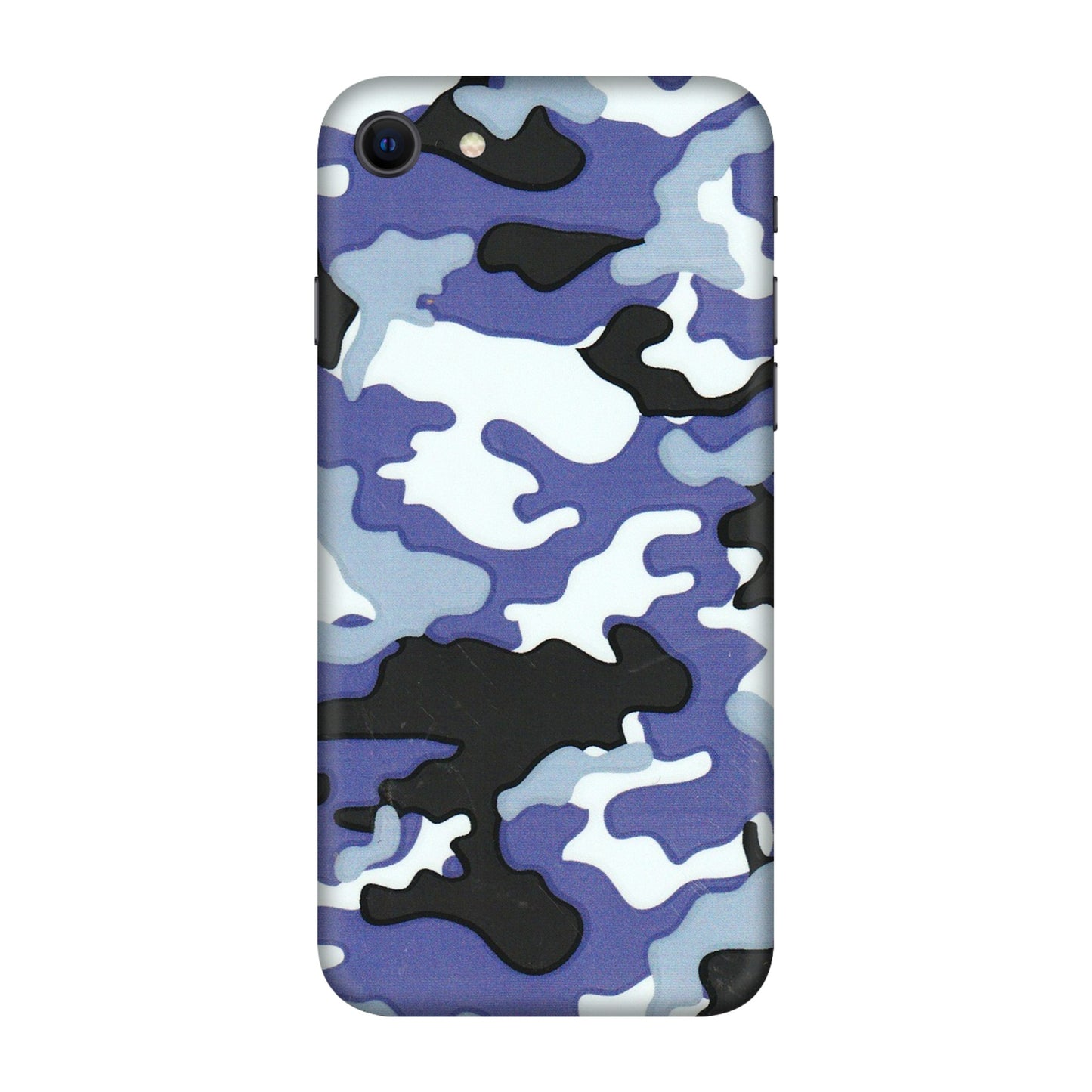 Apple iPhone Skins (All Models) - Powerfull Military Camoflauge - 3D Embossed Finish (L-49) iPhone SE