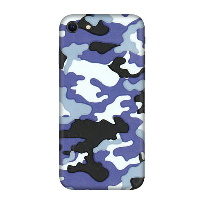 Apple iPhone Skins (All Models) - Powerfull Military Camoflauge - 3D Embossed Finish (L-49) iPhone SE