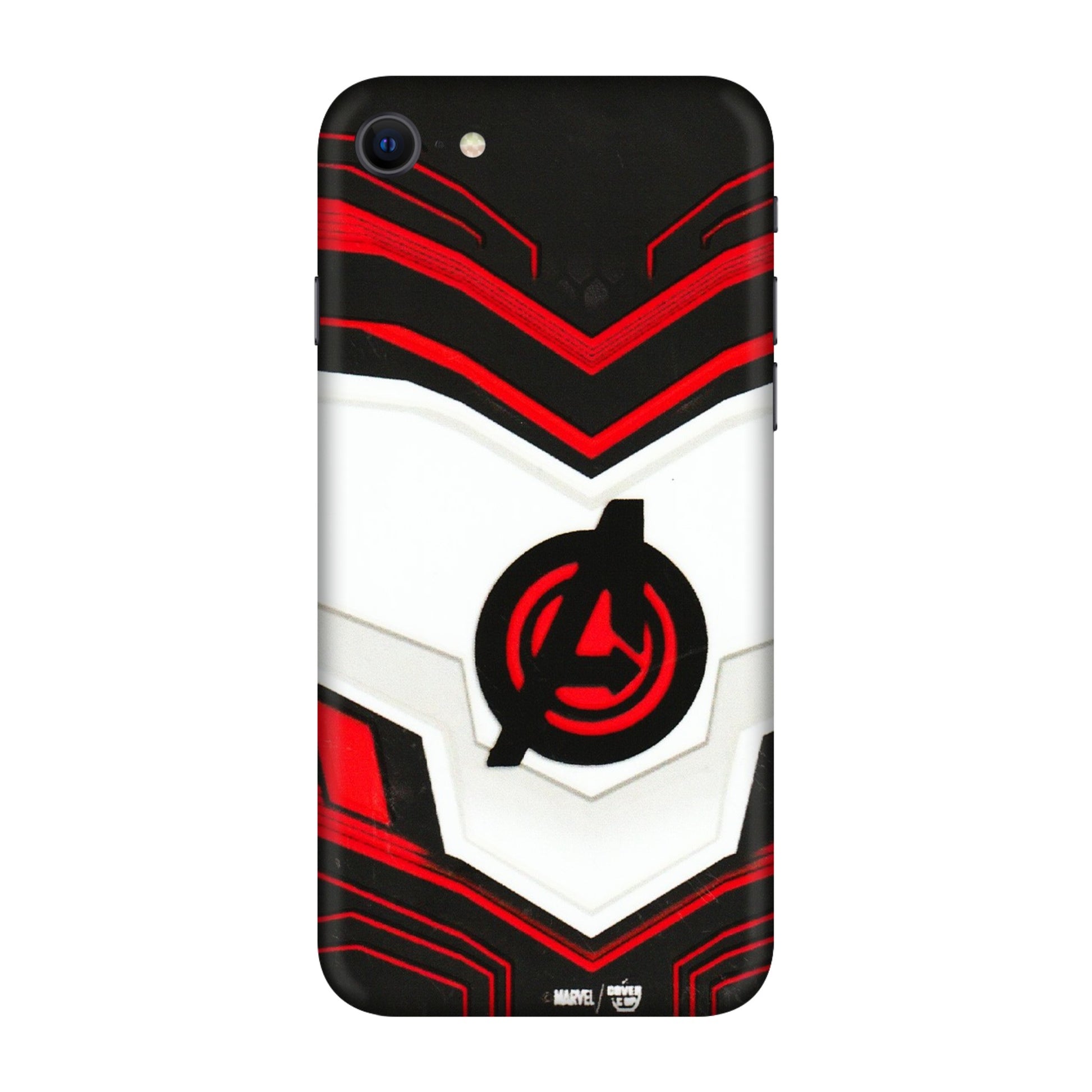 Apple iPhone Skins (All Models) - Avengers Logo - 3D Embossed Finish (L-55) iPhone SE