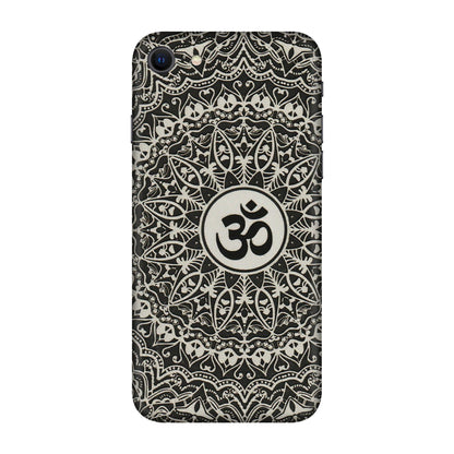 Apple iPhone Skins (All Models) - Aum Elegant Mandala - 3D Embossed Finish (L-62) iPhone SE