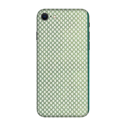 Apple iPhone Skins (All Models) - Gucci Fabric Pattern - 3D Embossed Finish (L-73) iPhone SE