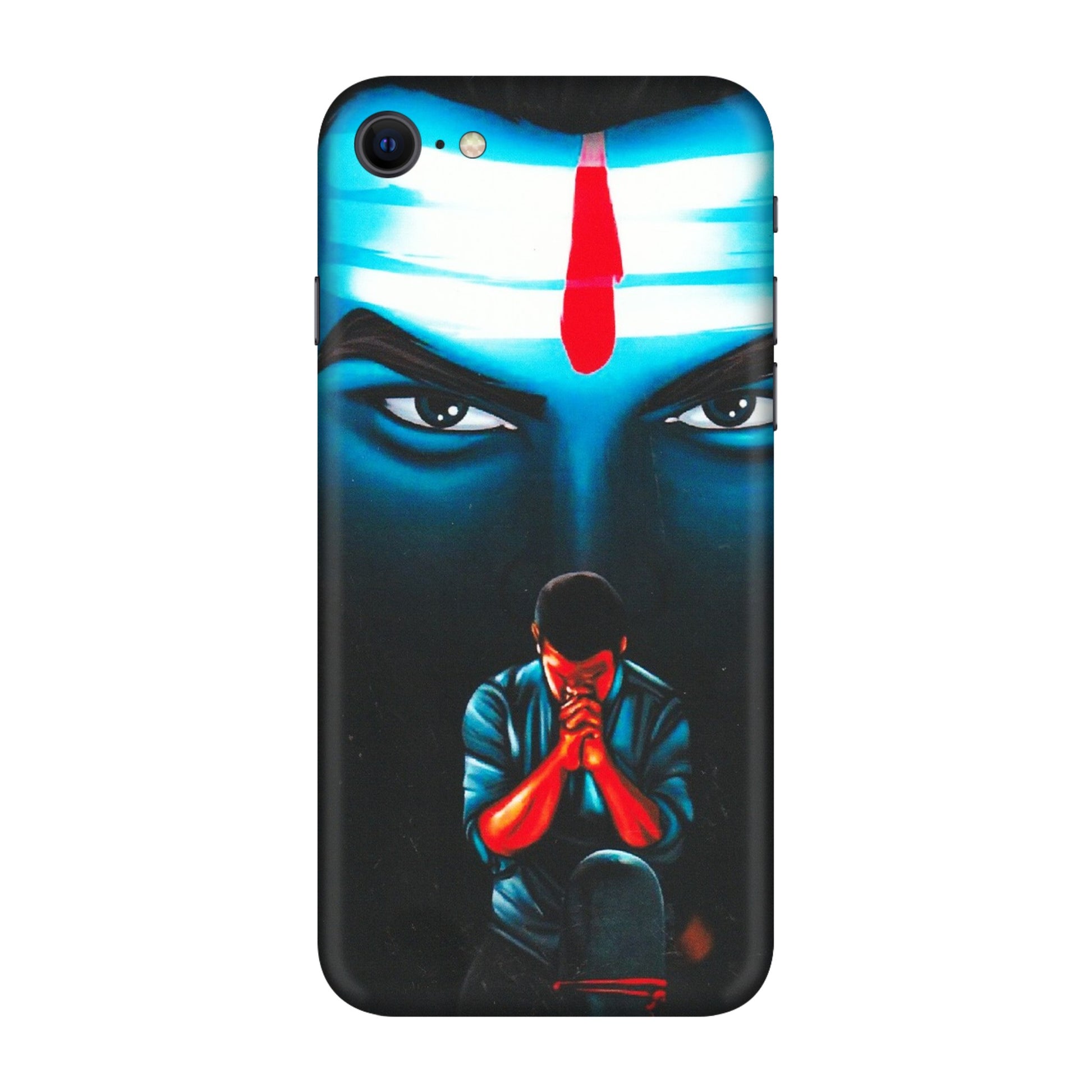 Apple iPhone Skins (All Models) - Mahakal Bhakt - Matte Finish (M-112) iPhone SE