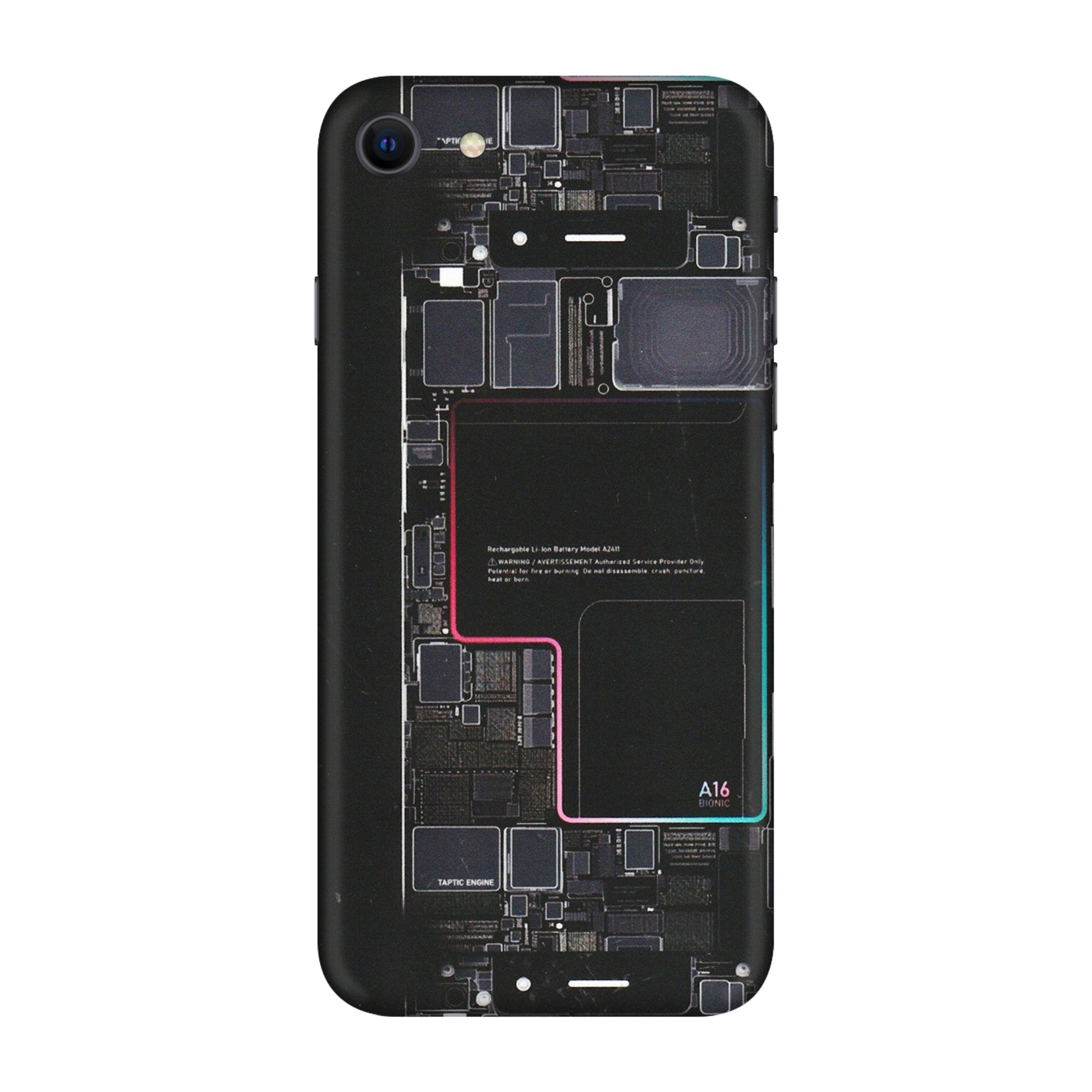 Apple iPhone Skins (All Models) - Motherboard Circuit Layout - Matte Finish (M-117) iPhone SE