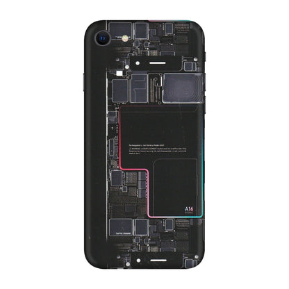 Apple iPhone Skins (All Models) - Motherboard Circuit Layout - Matte Finish (M-117) iPhone SE