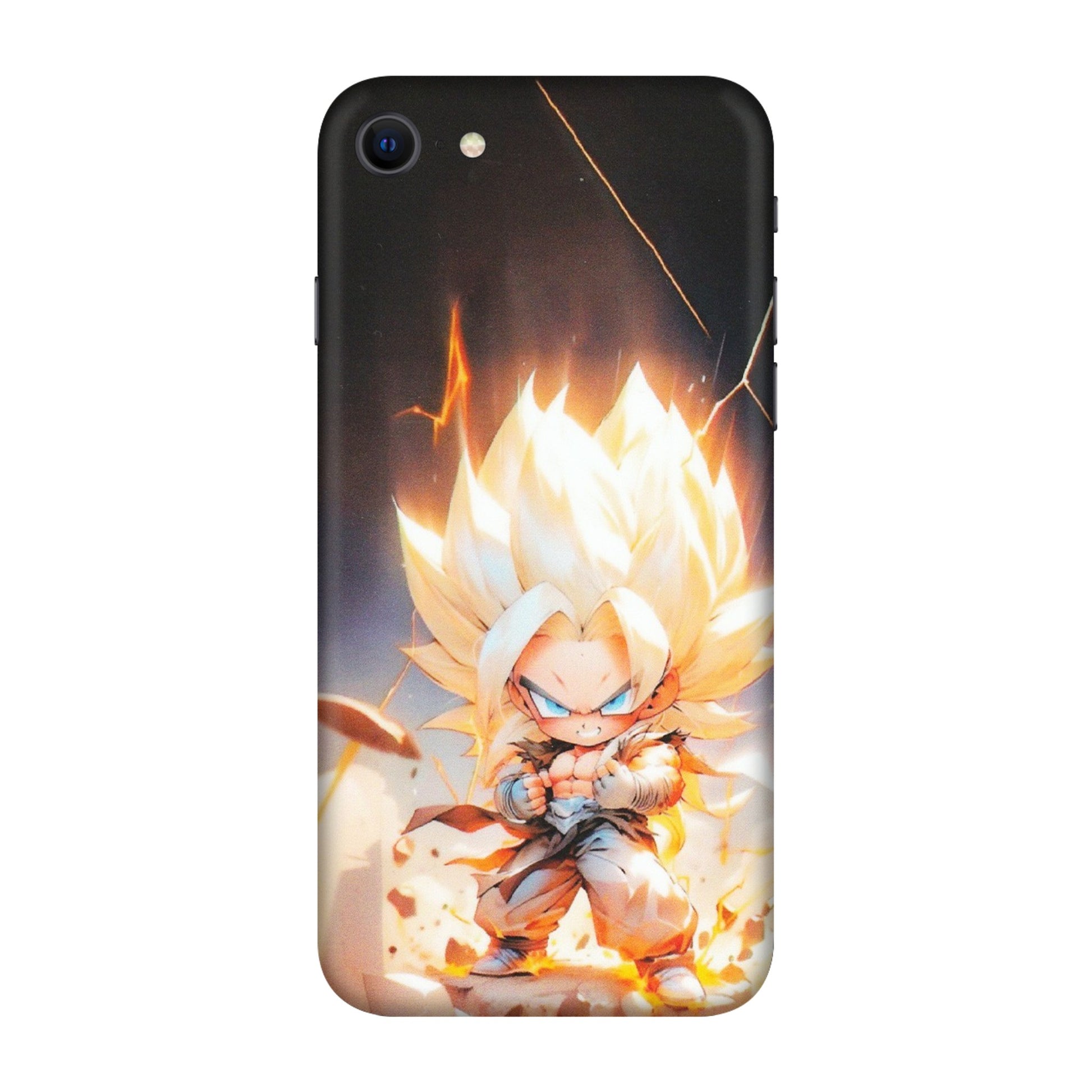 Apple iPhone Skins (All Models) - Goku Dragon Cute Anime - Matte Finish (M-131) iPhone SE