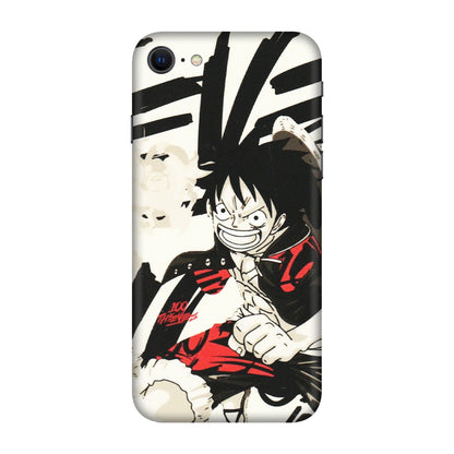 Apple iPhone Skins (All Models) - Monkey D.Luffy Manga Anime - Matte Finish (M-145) iPhone SE